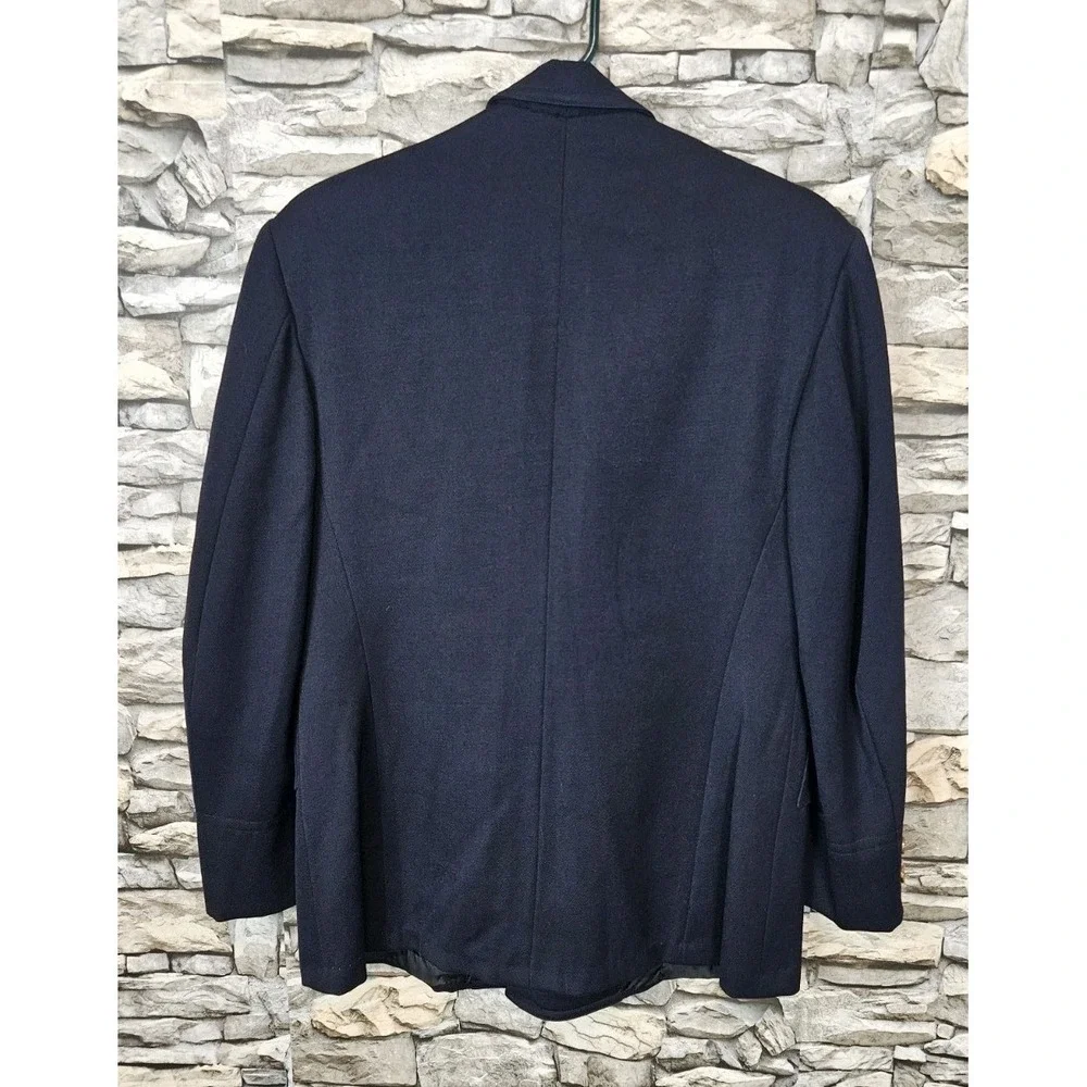 Men's Vintage New York State Service Uniform Blazer Metal Buttons Navy 38